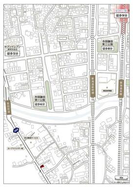 現地周辺案内図