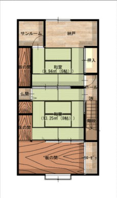 ２階間取り図