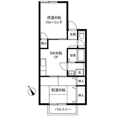 南西向きバルコニー★便利な振分タイプ★