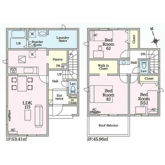 １号棟　間取り図