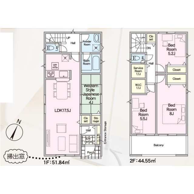 物件画像 福岡市東区 西戸崎１丁目 (西戸崎駅) 2階建 4LDK