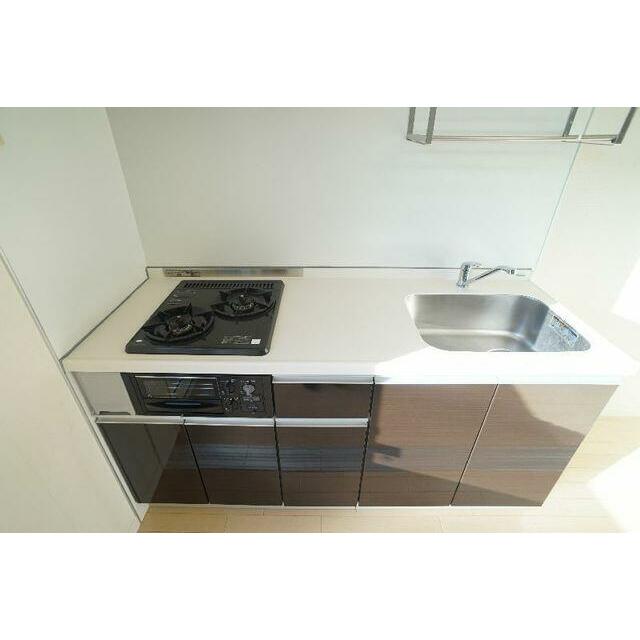 二口コンロでグリル付きです。