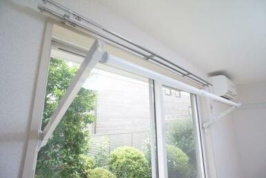 雨の日でも洗濯物を干すことができる「お部屋で安心」♪