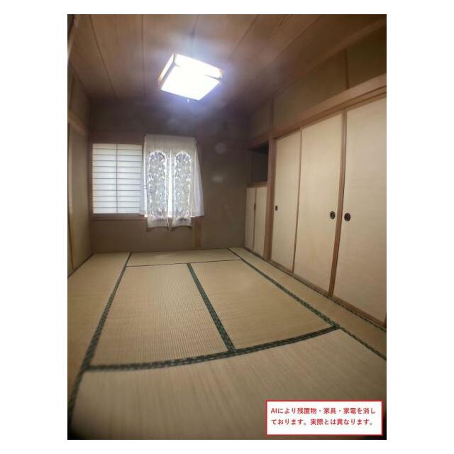 1階北西和室。AIにより家具・家電・残置物を消しております。実際とは異なる場合があります。