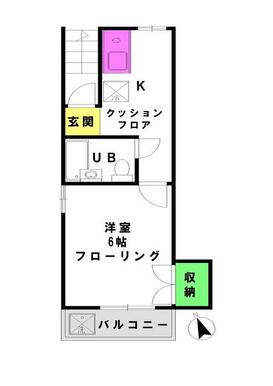 三面に窓が付いて通気も良く快適です