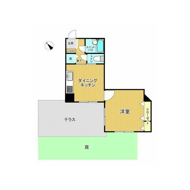 お部屋の間取りです