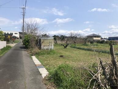 桃山町３丁目１２３、１２８に接する道路です。