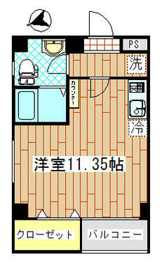 １１．３５帖の広々としたお部屋です☆