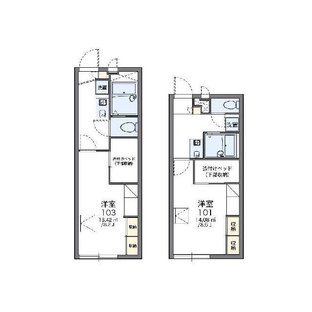 代表的な間取のため実際の間取とは異なる場合があります