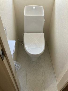 ここが毎日の健康チェックスペースになります（トイレ）（1号棟）