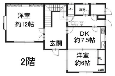 ２階の間取りです