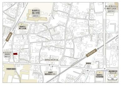 現地周辺案内図