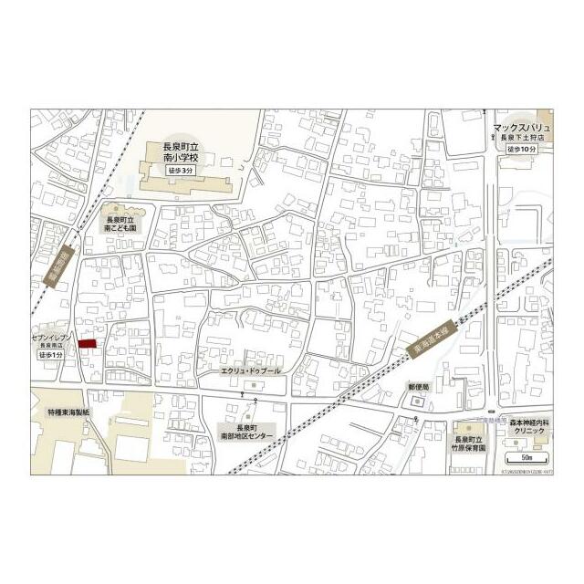 現地周辺案内図