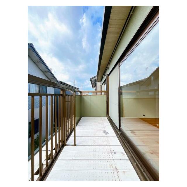 「南側バルコニー」日当たり良好です。