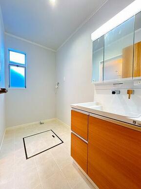 「洗面脱衣所」リフォーム済みです。