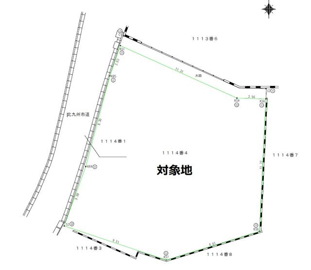 物件画像 北九州市小倉北区 三萩野１丁目 (香春口三萩野駅) 住宅用地