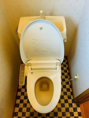 「トイレ」クリーニング済みです。