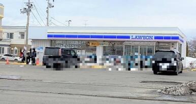ローソン青森佃店まで徒歩６分（約４１０ｍ）