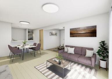 わが家のリビング、それはいちばん自分らしく振る舞える空間（1号棟）