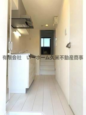 明るい玄関です