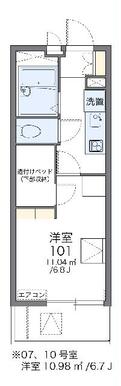 代表的な間取のため実際の間取とは異なる場合があります