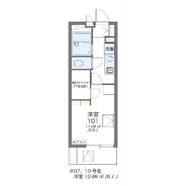 代表的な間取のため実際の間取とは異なる場合があります