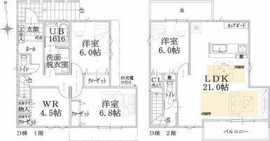 Ｄ棟平面図