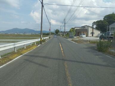 前面道路状況