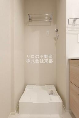 洗濯機置場には防水パンを設置！水漏れも安心です◎