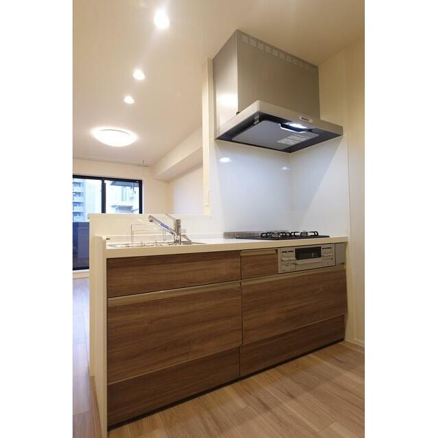 リビングを眺めながらお料理ができるカウンターキッチンです♪