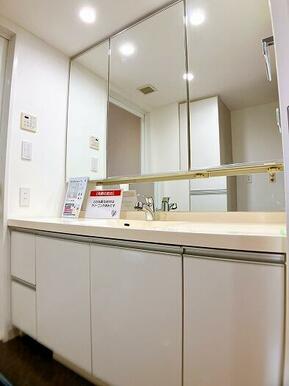 洗面台　クリーニング済み