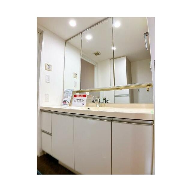 洗面台　クリーニング済み