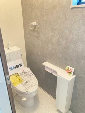 お気に入りのカバーやマット、スリッパを置いて快適空間に（7号棟）