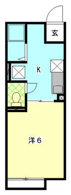 101、201号室間取り