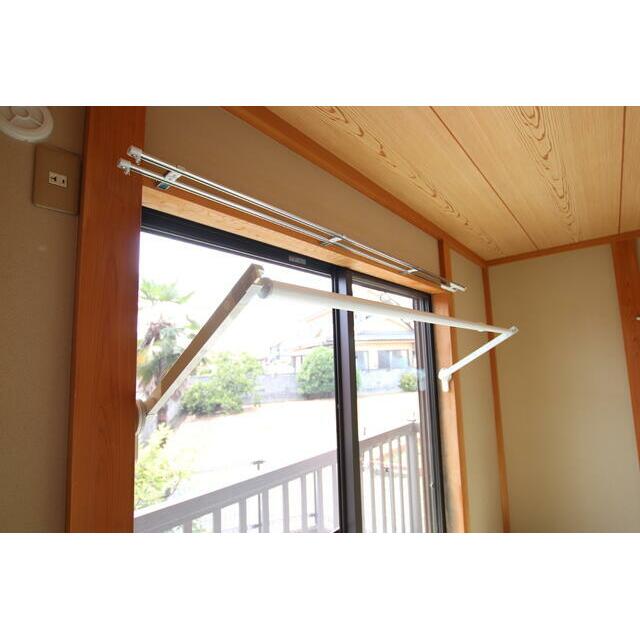 室内物干し　雨の季節に便利です！