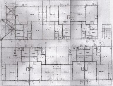 ２Ｆ、３Ｆ（２ＤＫ　１４部屋）