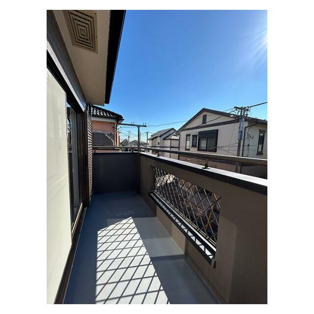 日当たり良好なバルコニー