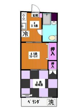 お洒落な琉球畳の和室に改装しています。収納も一間半ありますので十分ですね。フローリングも交換済