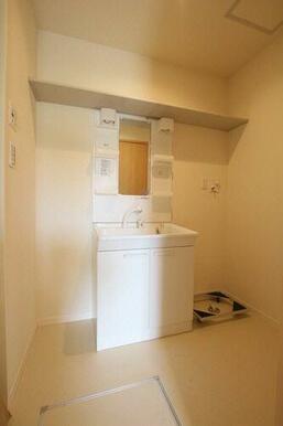 洗髪洗面化粧台になります。収納棚も付いています。