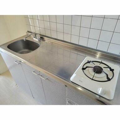 ガス　一口コンロ付