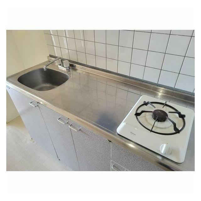 ガス　一口コンロ付