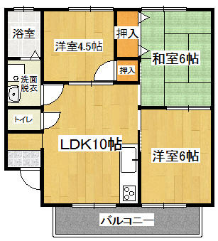 使いやすい間取りの３ＬＤＫ！