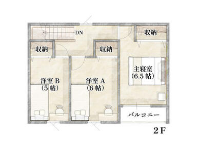 ２階間取り図