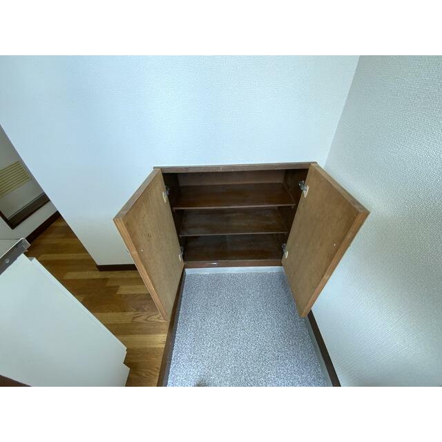 下駄箱付で玄関もすっきり出来ます