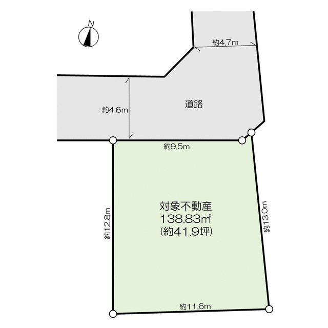 物件画像 北九州市小倉南区 沼南町１丁目 (下曽根駅) 住宅用地