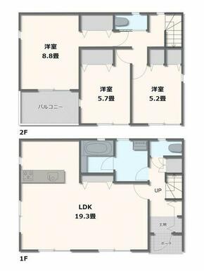 １号棟・３ＬＤＫ