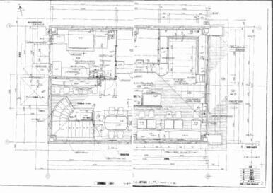 前テナント（パン屋・カフェ）１階部分平面図