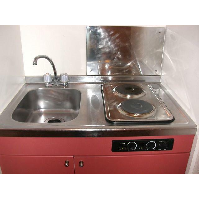 2口電気コンロ