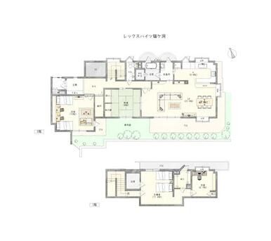 ４ＬＤＫ＋Ｓ（納戸）、専有面積１８２．３２㎡、バルコニー面積４８．１９㎡