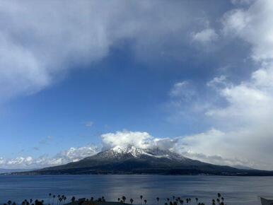 バルコニーからは桜島や錦江湾が一望できます！